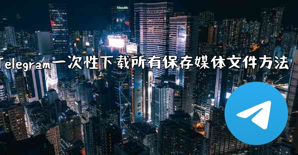 Telegram に保存されたすべてのメディア ファイルを一度にダウンロードするにはどうすればよいですか？-Telegr