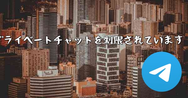 紙飛行機はアクティブなプライベートチャットを制限されています
