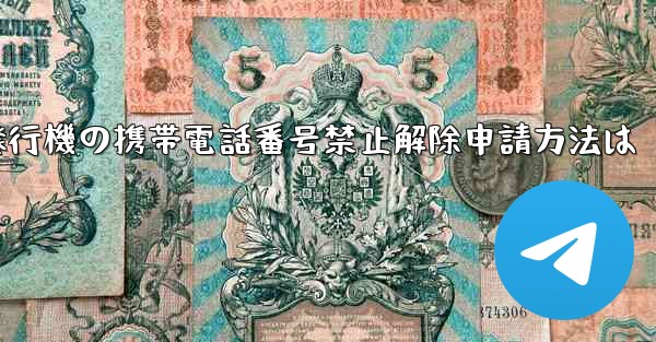 紙飛行機の携帯電話番号禁止解除申請方法は