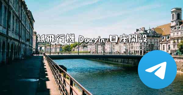 紙飛行機 Douyin 口座開設