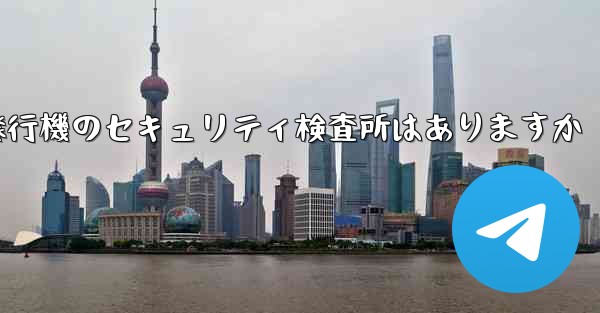 紙飛行機のセキュリティ検査所はありますか