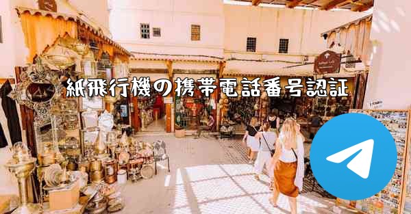 紙飛行機の携帯電話番号認証