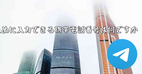 <b>Paper Plane にログインするために入力できる携帯電話番号は何ですか</b>