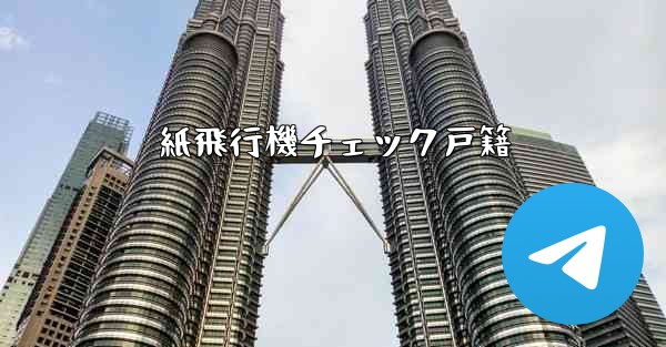 紙飛行機チェック戸籍