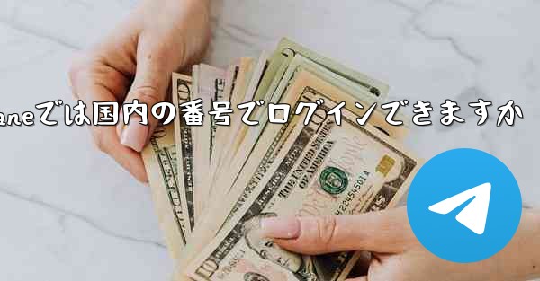 <b>Paper Planeでは国内の番号でログインできますか</b>