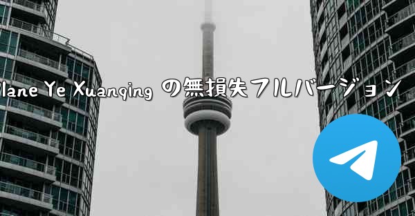 My Paper Plane Ye Xuanqing の無損失フルバージョン