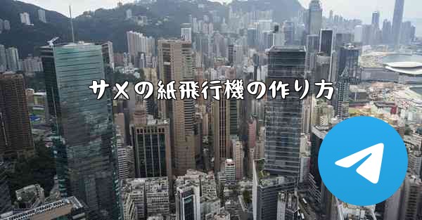 サメの紙飛行機の作り方