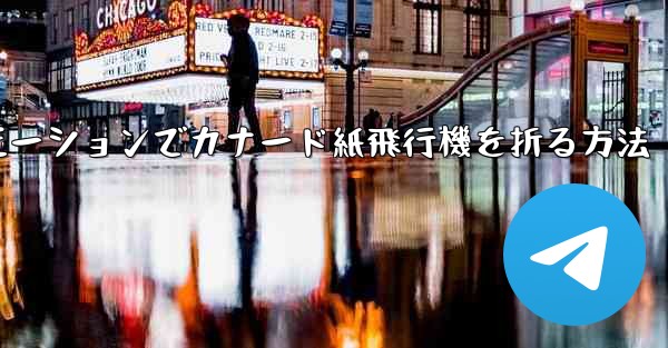 スローモーションでカナード紙飛行機を折る方法