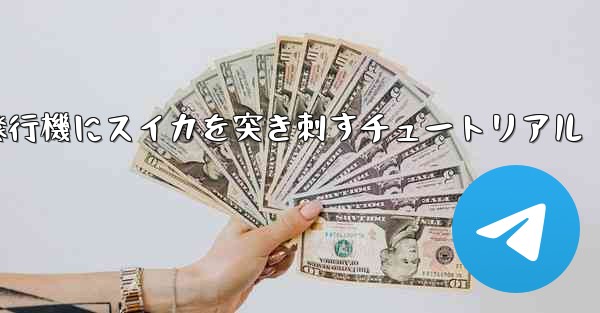 紙飛行機にスイカを突き刺すチュートリアル