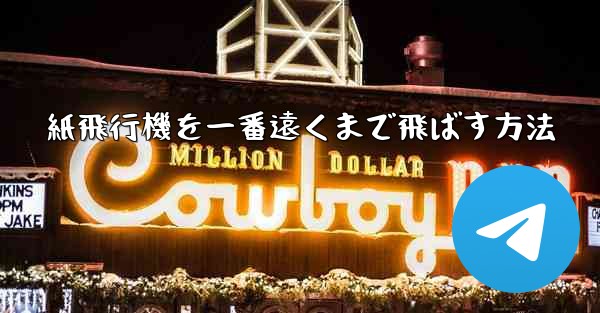 <b>紙飛行機を一番遠くまで飛ばす方法</b>