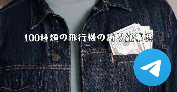 <b>100種類の飛行機の折り紙事典</b>