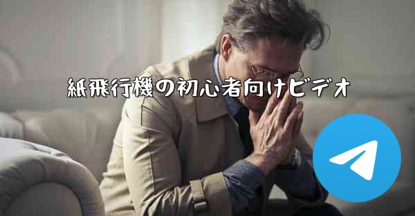 紙飛行機の初心者向けビデオ