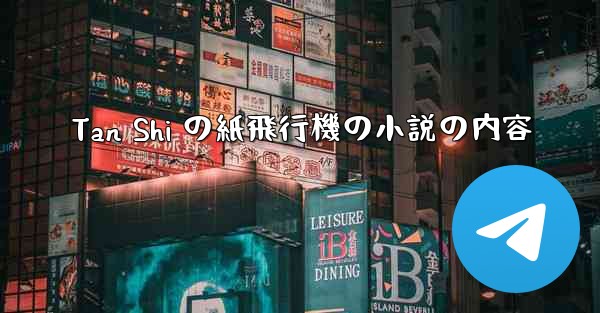 Tan Shi の紙飛行機の小説の内容