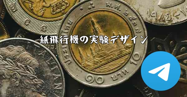 <b>紙飛行機の実験デザイン</b>