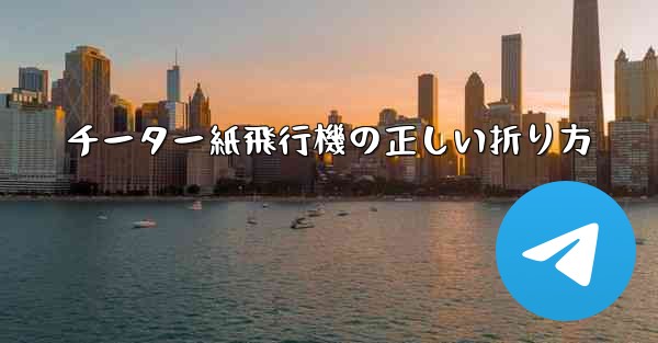 チーター紙飛行機の正しい折り方