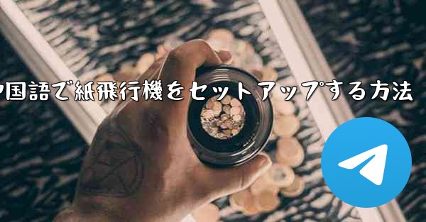 簡体字中国語で紙飛行機をセットアップする方法