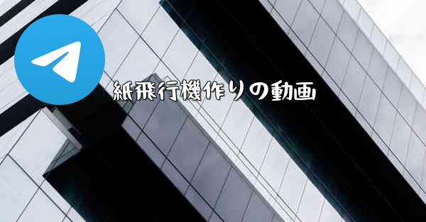 紙飛行機作りの動画