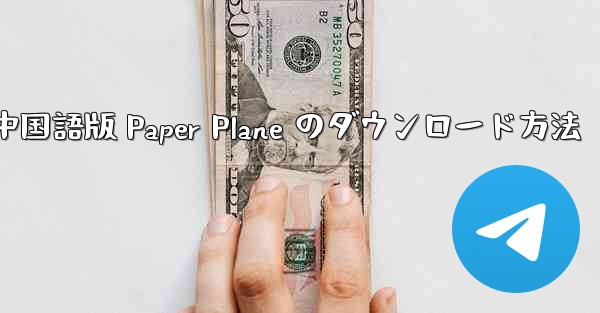 中国語版 Paper Plane のダウンロード方法