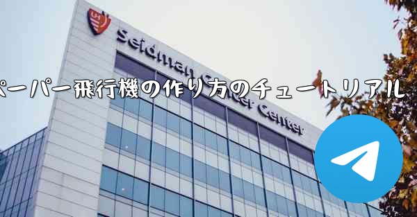 <b>ティッシュペーパー飛行機の作り方のチュートリアル</b>