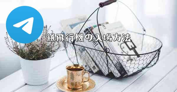 紙飛行機の入場方法