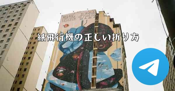 <b>紙飛行機の正しい折り方</b>