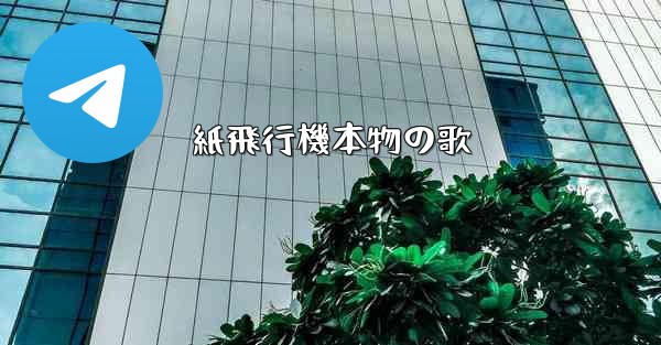 <b>紙飛行機本物の歌</b>