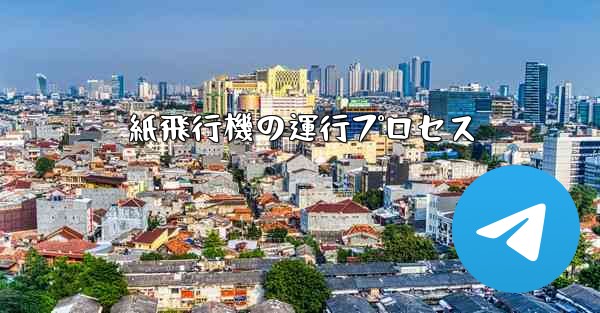 紙飛行機の運行プロセス
